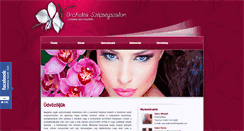 Desktop Screenshot of orchidea-szepsegszalon.hu